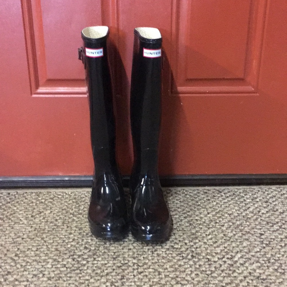 Tall original glossy Hunter Boots...